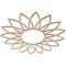 Ekena Millwork Daisy Wood Fretwork Pierced Ceiling Medallion, Alder, 38"OD x 12 1/2"ID x 1/4"T CMWP38X38X0250DAAL - alternate 3